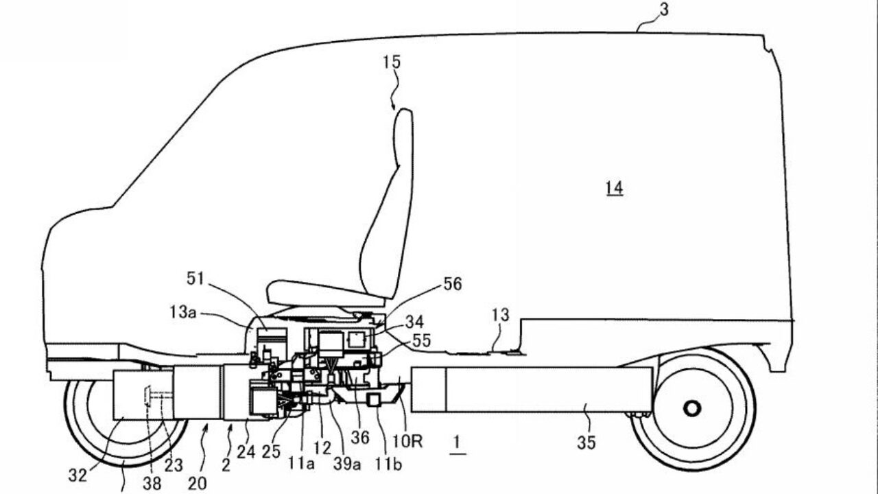 ダイハツが純ev車製作にむけ 特許を申請 その図面から想像するダイハツの電気自動車は Mho Engineering